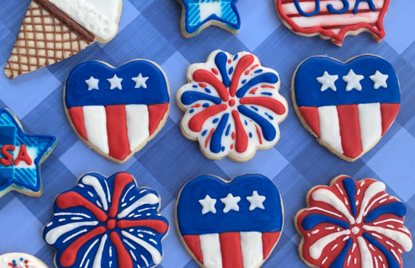 4th of july cookies