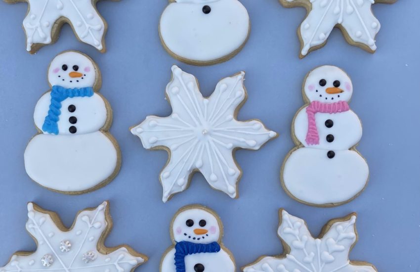 Snowmen and Snowflake cookies