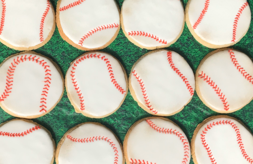 baseball cookies