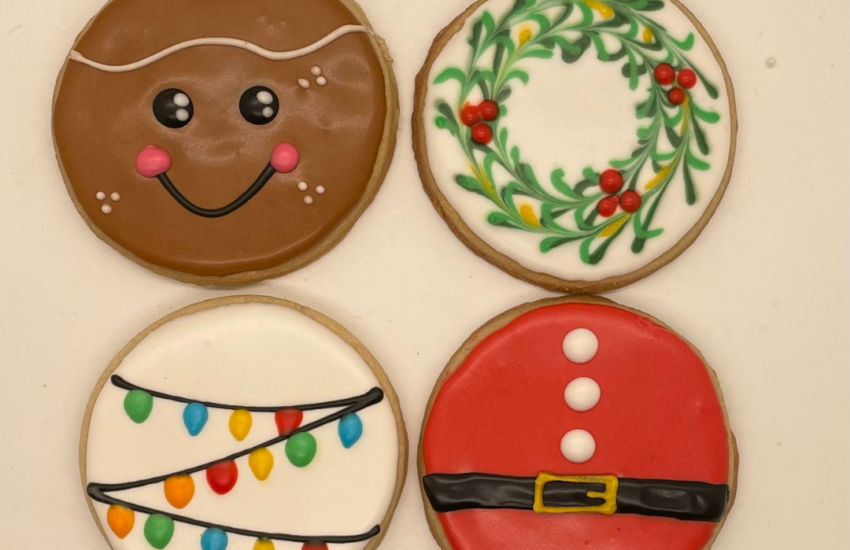 Circle Christmas Cookies