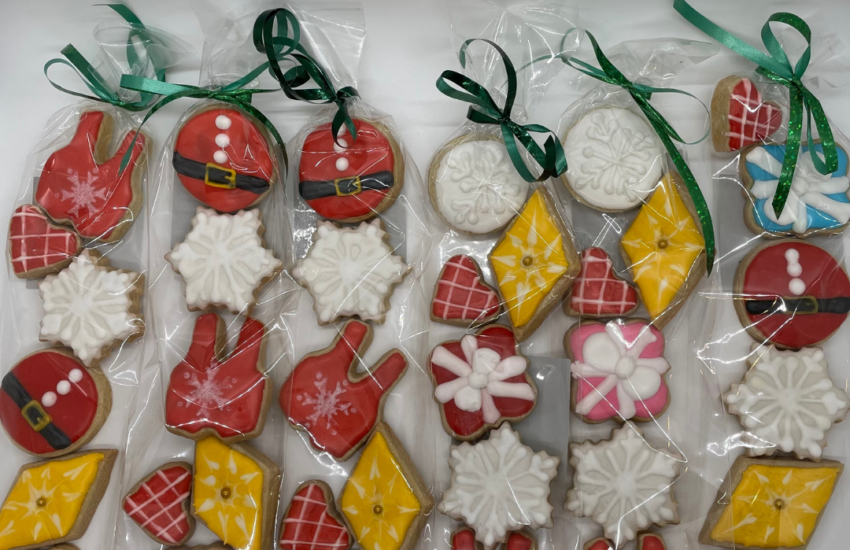 Christmas Minis Wrapped Cookies