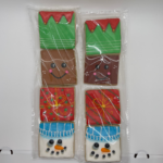 Wrapped Christmas Square Cookies