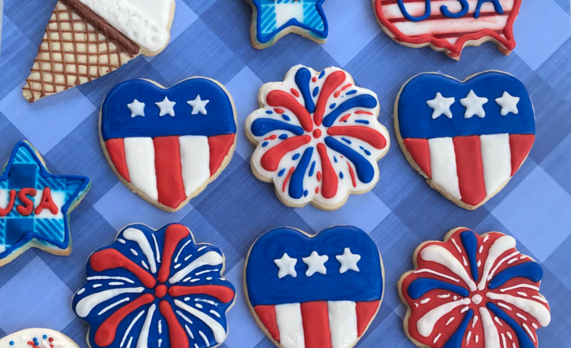 4th of july cookies